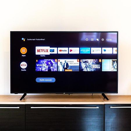 Moderne Dachgeschosswohnung - Parkplatz - Netflix 코부르크 외부 사진